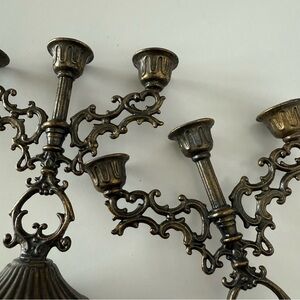 Vintage Interpur Italy Mini Candle Holders Pair of 2